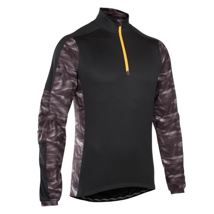 Ion Tee Half Zip Ls Paze - Black Extra Large Fietsshirt en Jack - Reisartikelen-nl