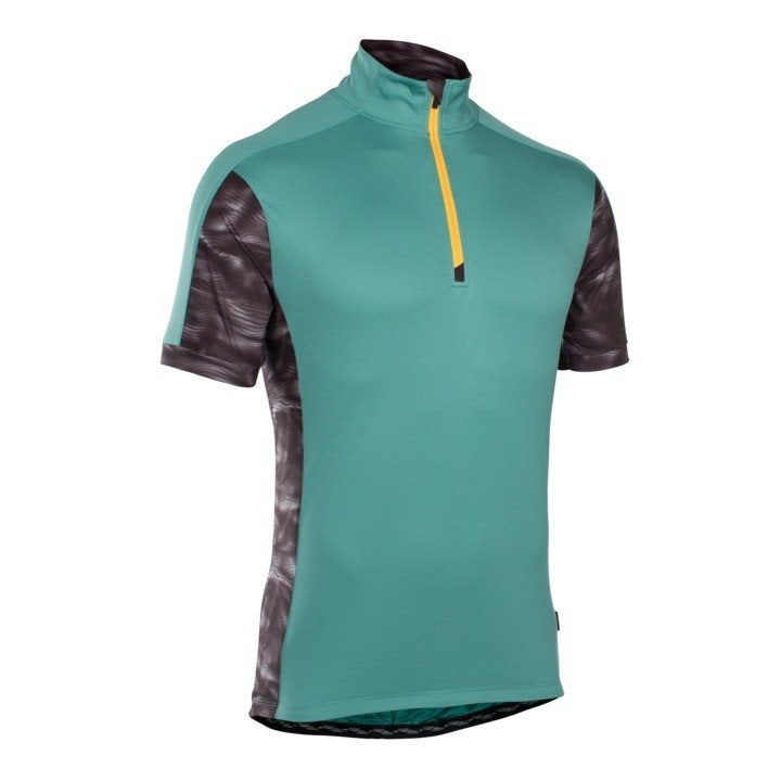 Ion Tee Half Zip Ss Paze - Green Medium Fietsshirt en Jack - Reisartikelen-nl