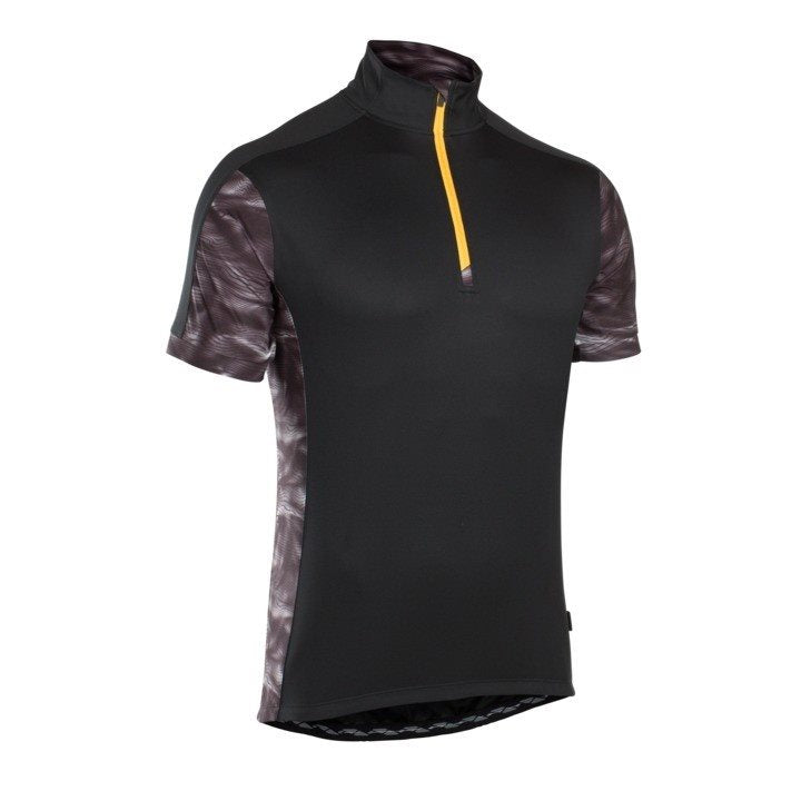 Ion Tee Half Zip Ss Paze - Black Extra Large Fietsshirt en Jack - Reisartikelen-nl