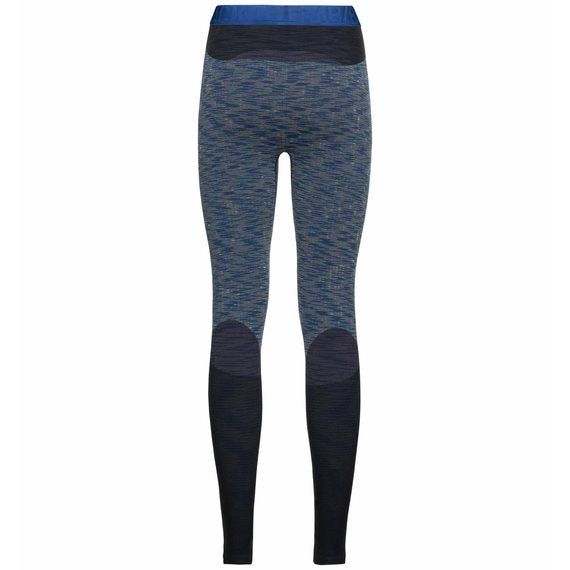 Odlo Thermobroek Womens Lang Blackcomb - Blue Print  Large Thermokleding - Reisartikelen-nl