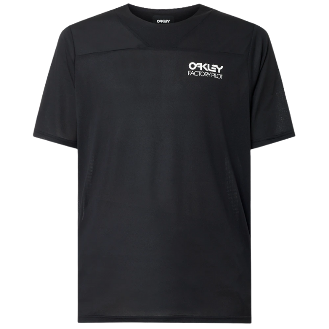 Oakley Cascade Trail Tee - Blackout Medium Fietsshirt en Jack - Reisartikelen-nl