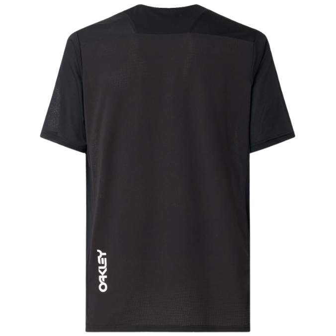 Oakley Cascade Trail Tee - Blackout Medium Fietsshirt en Jack - Reisartikelen-nl