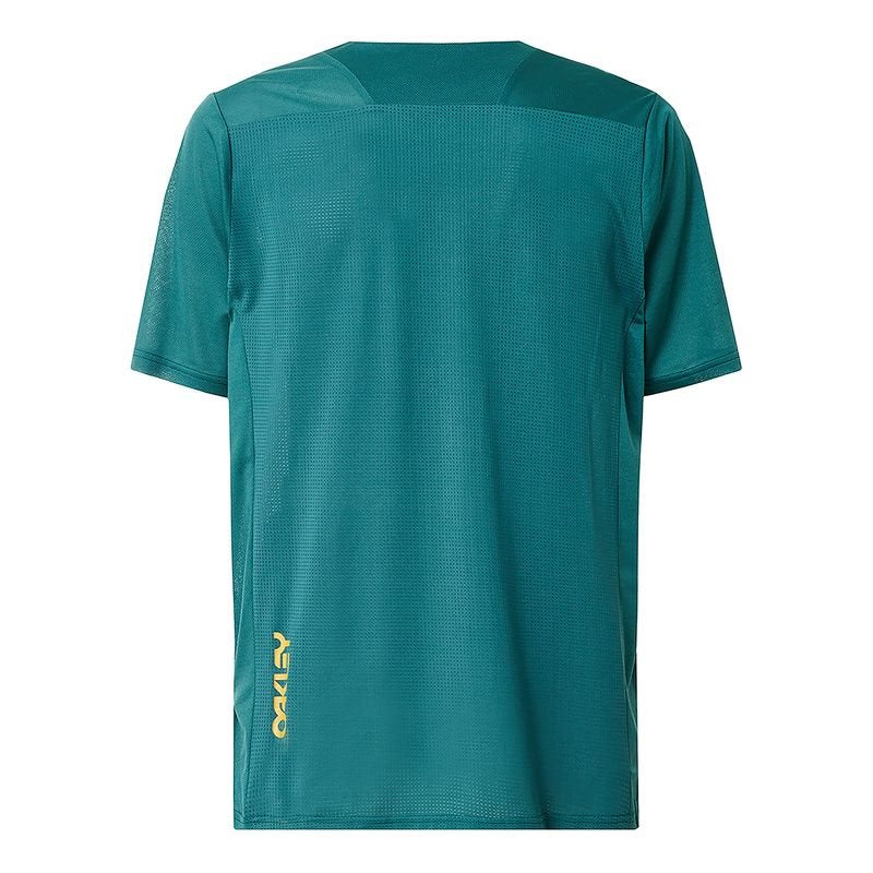 Oakley Cascade Trail Tee - Bayberry Extra Large Fietsshirt en Jack - Reisartikelen-nl