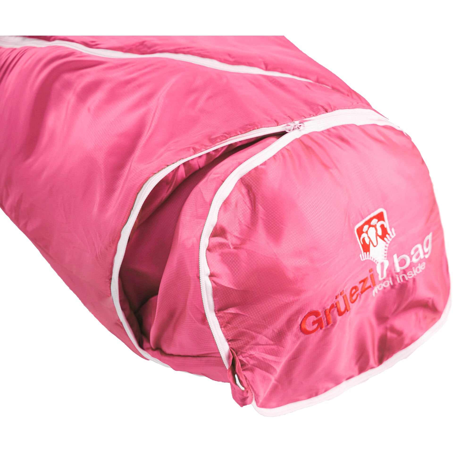 Grüezi Bag Biopod Wolle Kids World Traveller Slaapzak - Claret Red Slaapzak - Reisartikelen-nl