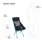 Helinox Sunset Chair - Lichtgewicht stoel - Black Kampeerstoeltje - Reisartikelen-nl