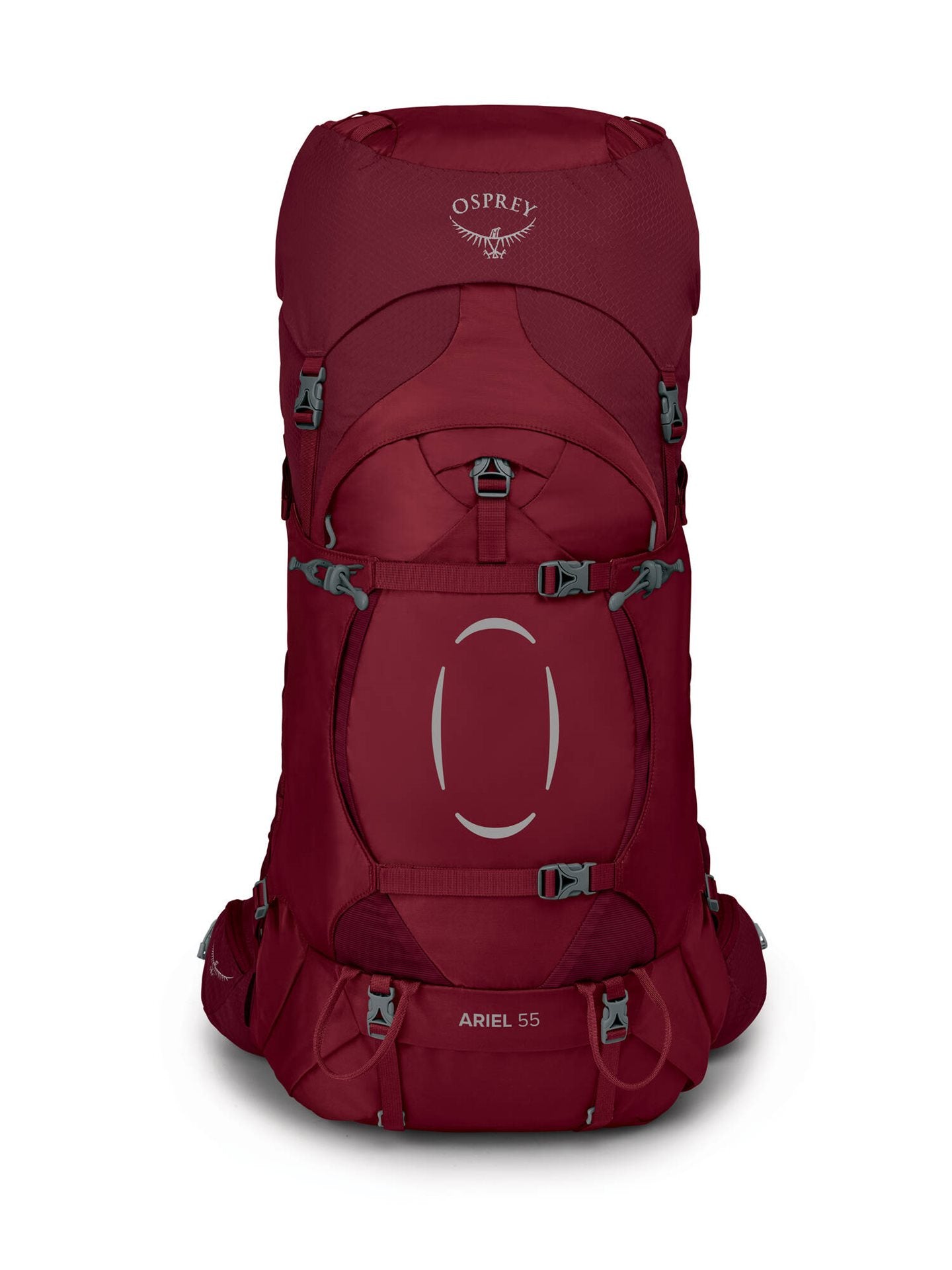 Osprey Ariel 55 Claret Red WXS/S Backpack - Reisartikelen-nl