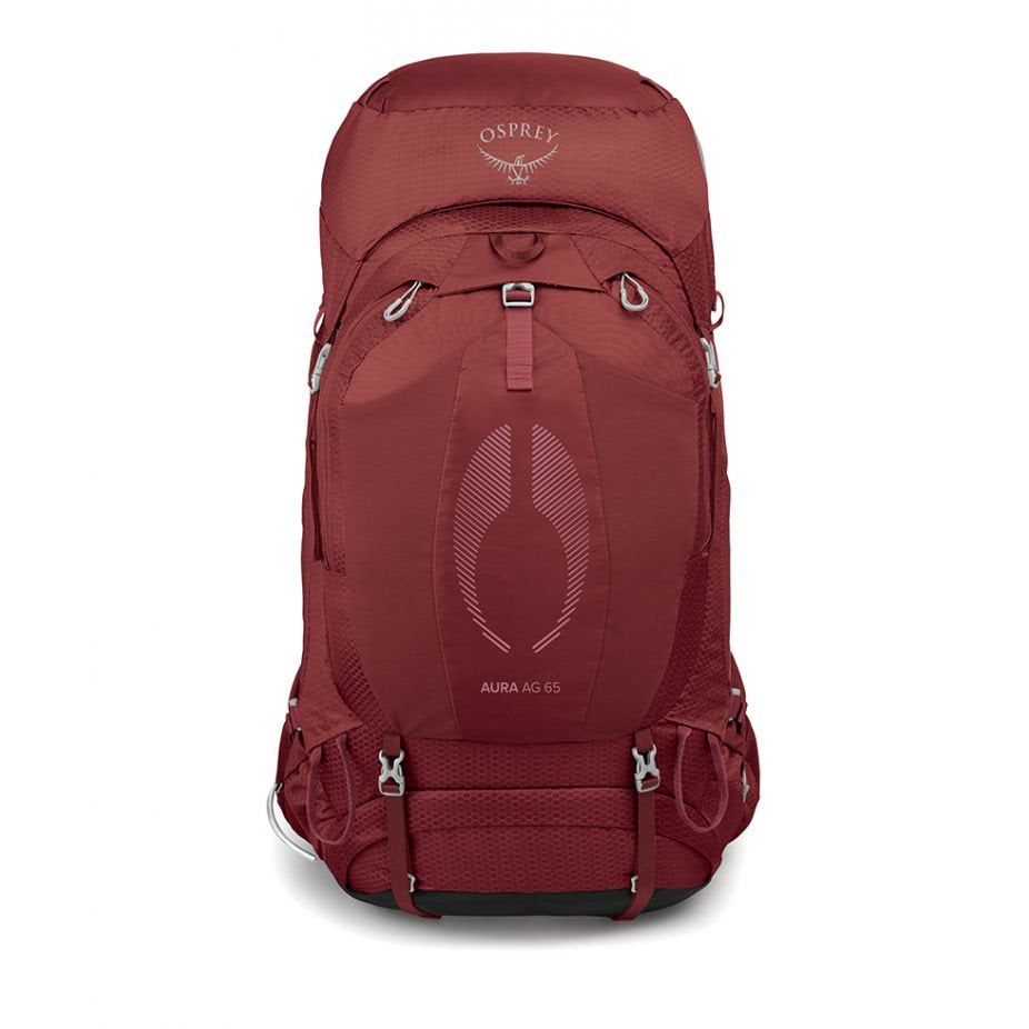 Osprey Aura AG 65 Berry Sorbet Red WXS/S Backpack - Reisartikelen-nl