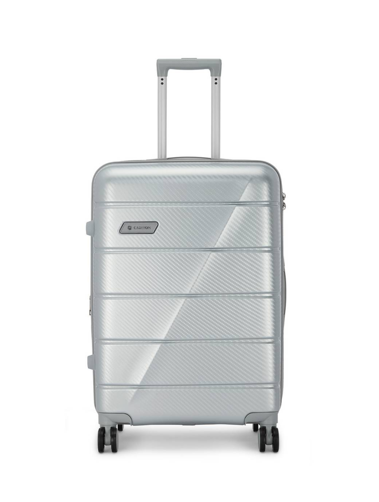 Carlton Milan - ruimbagage koffer - 80 cm - Silver Ruimbagage Koffer - Reisartikelen-nl