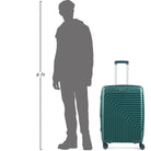 Carlton Wego Plus - Ruimbagage Koffer - 65 cm - Green Ruimbagage Koffer - Reisartikelen-nl