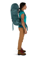 Osprey Renn 50 -Cascade Blue/Melon Orange Backpack - Reisartikelen-nl