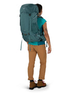 Osprey Renn 50 -Cascade Blue/Melon Orange Backpack - Reisartikelen-nl