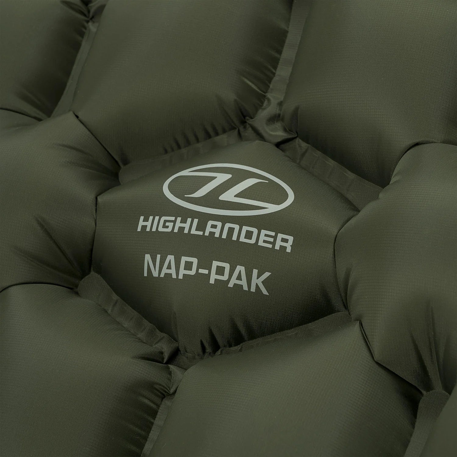 Highlander Slaapmat - Nap Pak - R-Value 1,5 - Olive Slaapmat - Reisartikelen-nl