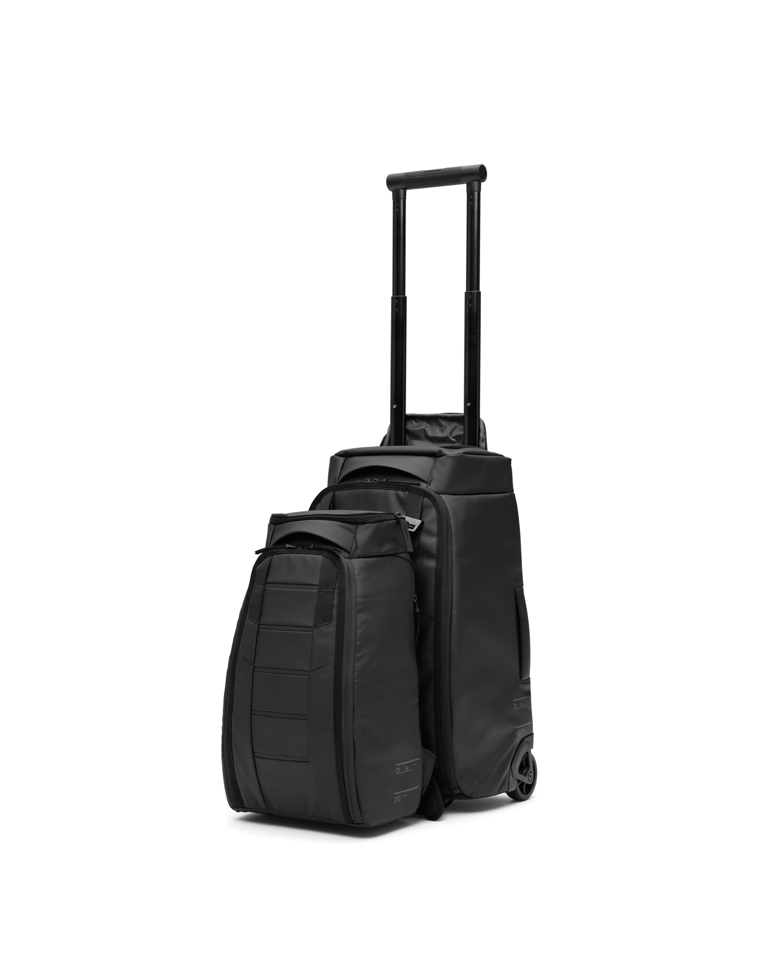 Db Journey Hugger Roller Bag - 40L - Black Out Handbagage Koffer - Reisartikelen-nl