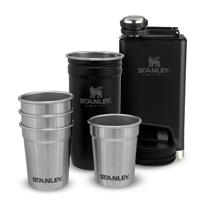 Stanley Pre-Party  Shotglass + Flask set - Black Shotglaasje - Reisartikelen-nl