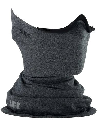 Anon Men Mfi Lightweight Neckwarmer - Gray Pop Nekwarmer - Reisartikelen-nl