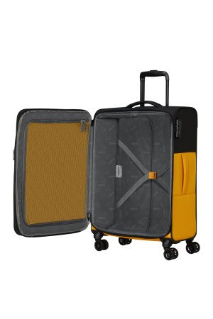 American Tourister Daring Dash - Ruimbagage Koffer - 67L - Black/Yellow Ruimbagage Koffer - Reisartikelen-nl