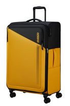 American Tourister Daring Dash - Ruimbagage Koffer - 107L - Black/Yellow Ruimbagage Koffer - Reisartikelen-nl