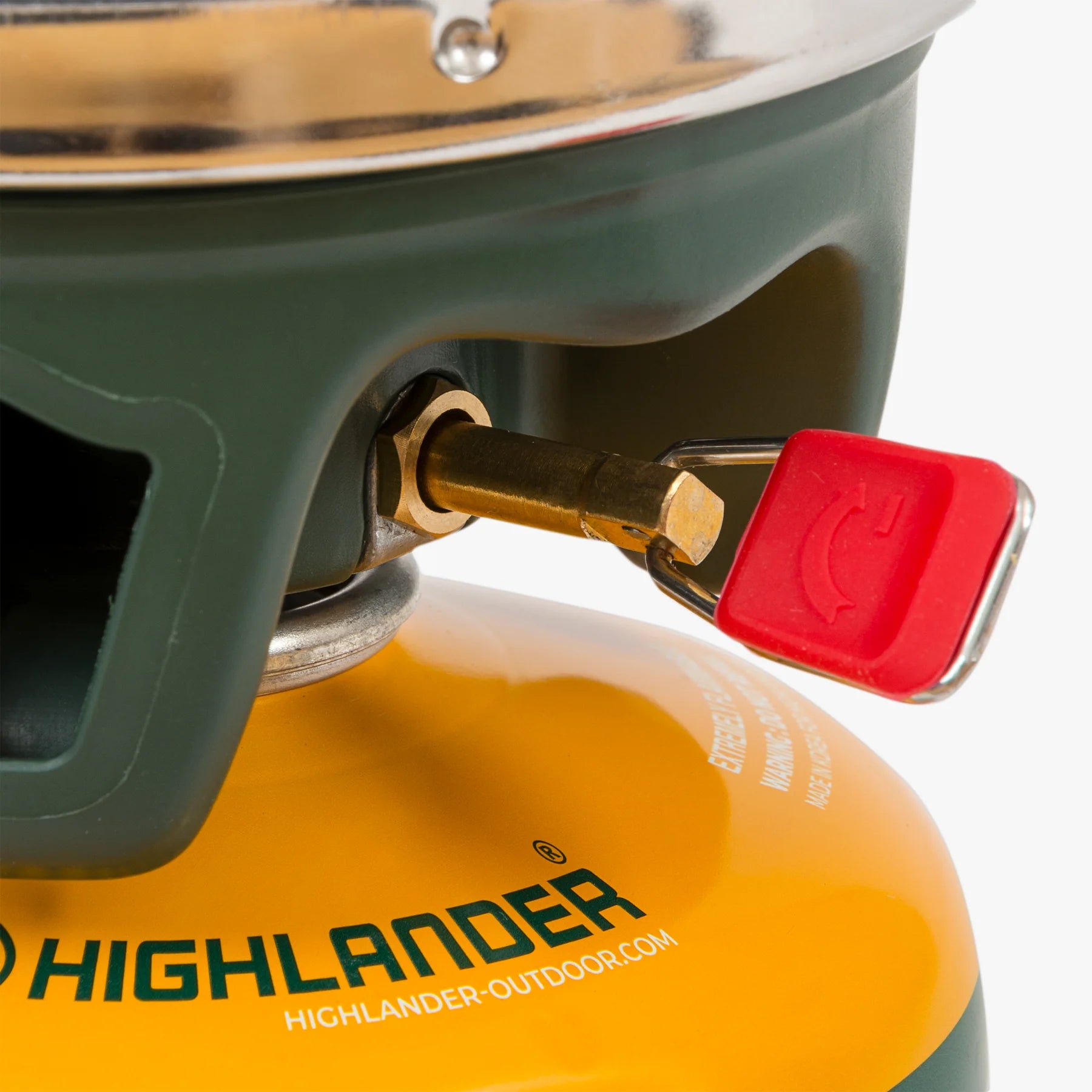 Highlander Blade Fastboil 3 Camping Gas Stove - 1.1L - Olive Camping Kookset - Reisartikelen-nl