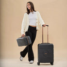 Cabin Max Anode - 20L - RyanAir Hardcase Tas - 40x20x25 cm - Black / Rose Gold Underseater - Reisartikelen-nl