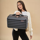 Cabin Max Anode - 20L - RyanAir Hardcase Tas - 40x20x25 cm - Black / Rose Gold Underseater - Reisartikelen-nl