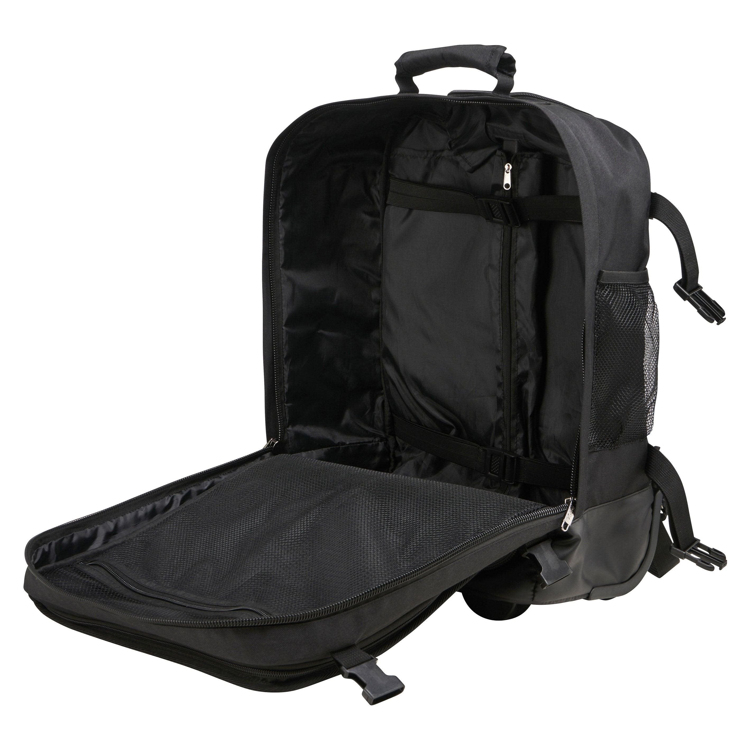 Cabin Max Greenwich - 30L - EasyJet Hybrid - 45x36x20 cm -Black Underseater - Reisartikelen-nl