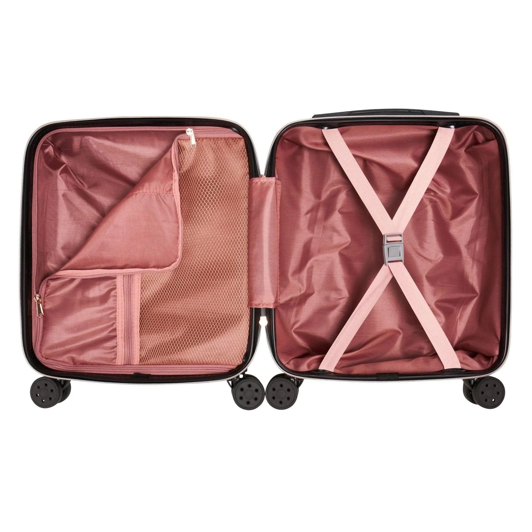 Cabin Max Anode - 30L - EasyJet Trolley - 45x36x20 cm - Black / Rose Gold Underseater - Reisartikelen-nl