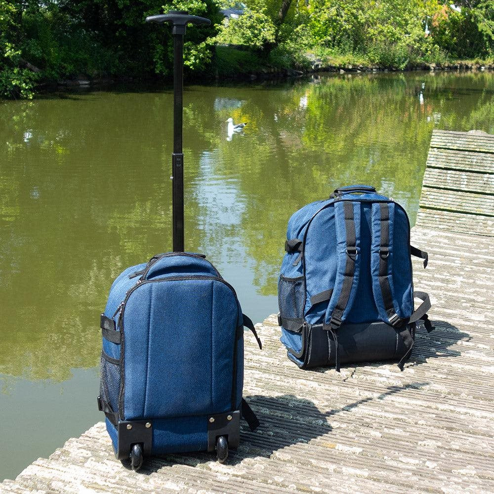 Cabin Max Metz - 20L - RyanAir Hybrid - 40x20x25 cm - Atlantic Blue Underseater - Reisartikelen-nl