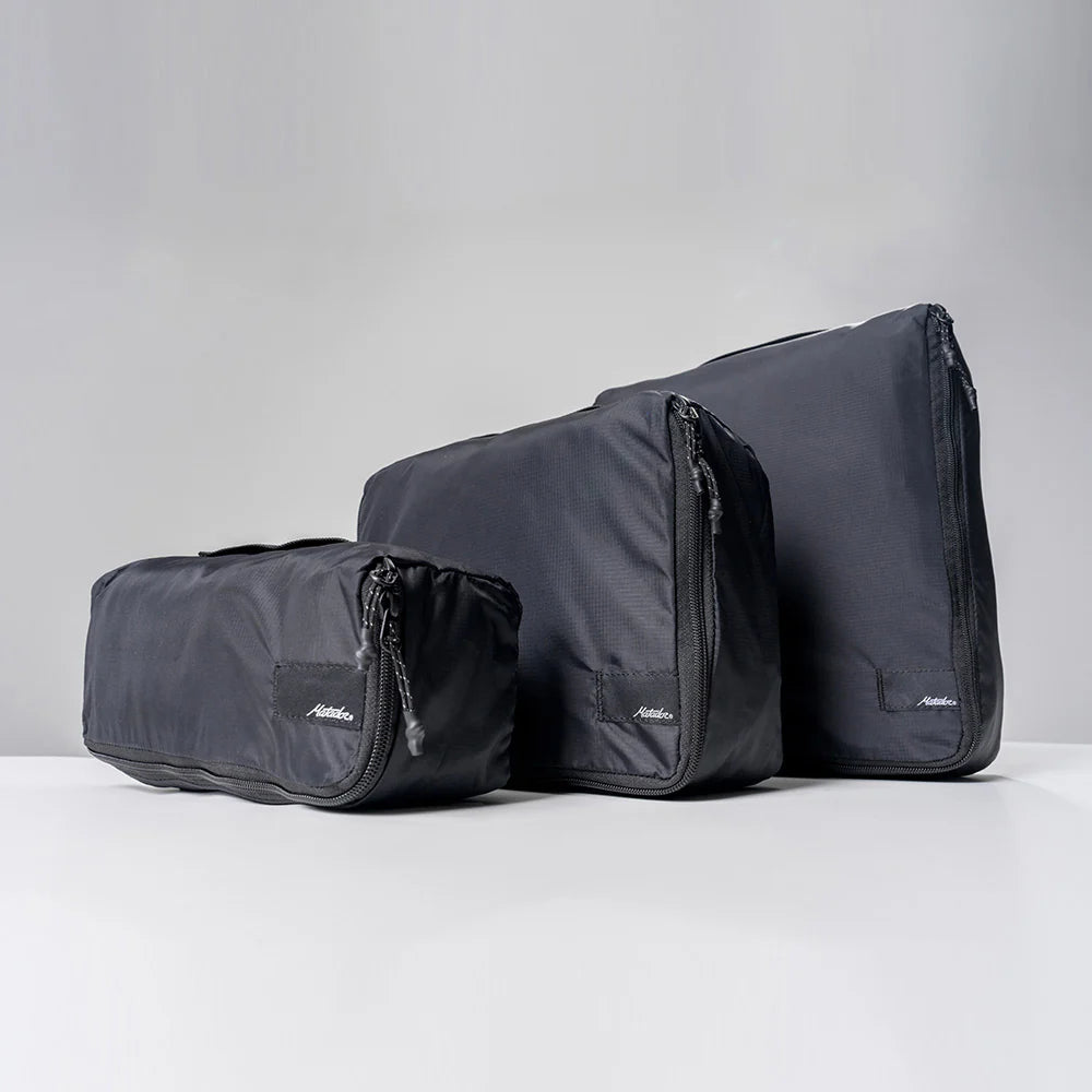 Matador Packing Cube - 3-Pack - Black Bagage Organizer - Reisartikelen-nl