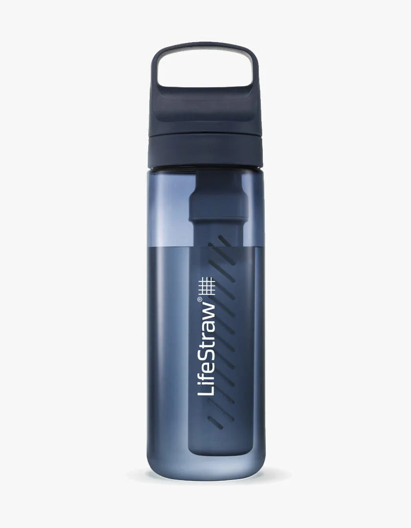 LifeStraw Go 2.0 Water Filter Bottle - 650 ml - Aegean Sea Blue Waterfles - Reisartikelen-nl