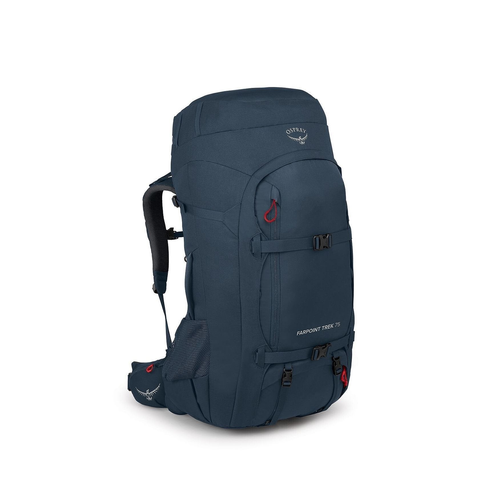 Osprey Farpoint Trek- 75L - O/S - Muted Space Blue Rugzak - Reisartikelen-nl