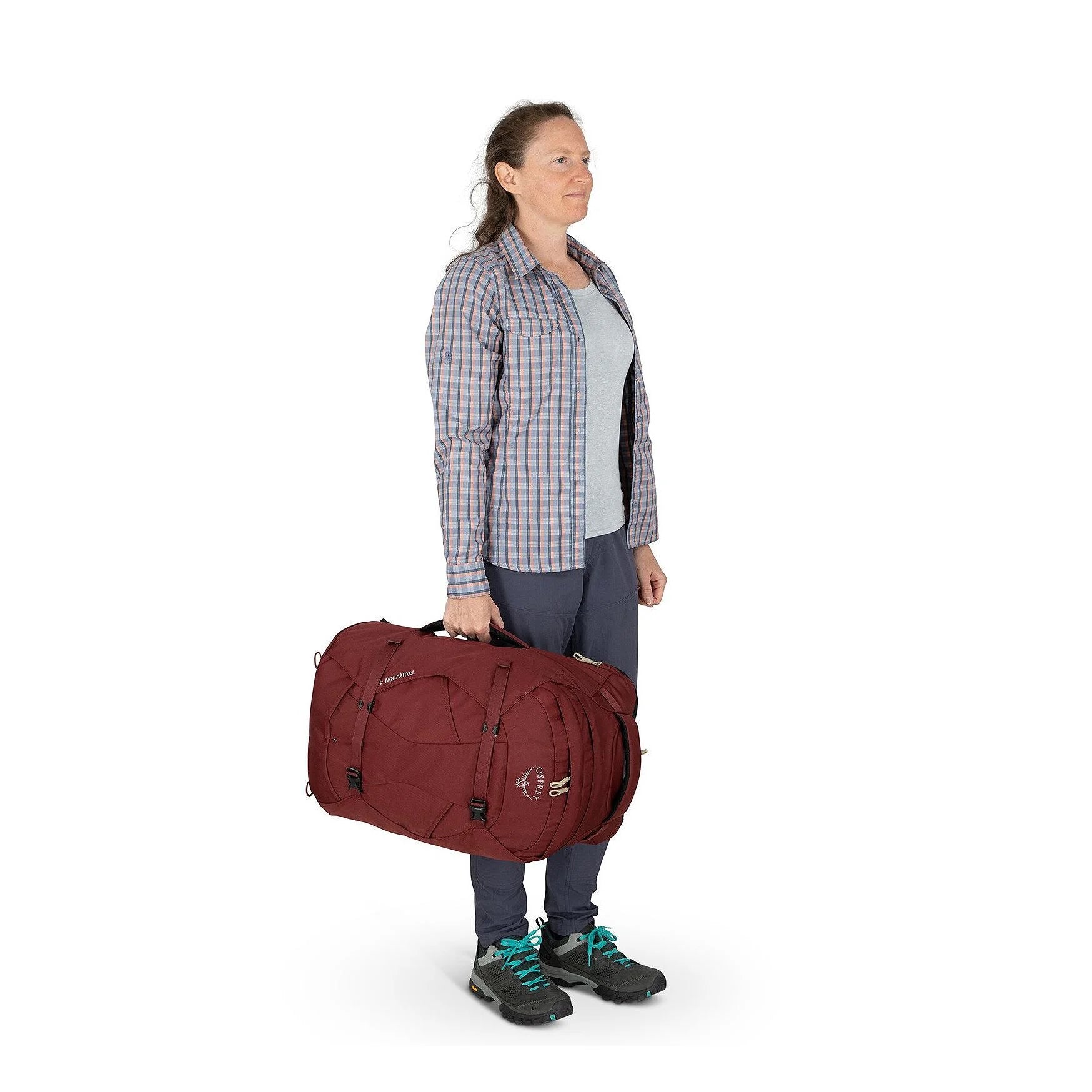 Osprey Fairview - 40L - O/S - Zircon Red Backpack - Reisartikelen-nl