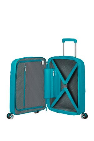 American Tourister Starvibe Spinner 55/20 Exp. Handbagage koffer Verdigris Handbagage Koffer - Reisartikelen-nl