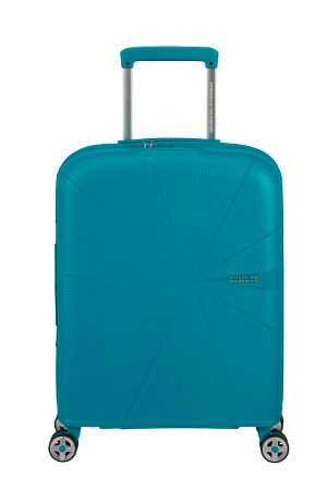 American Tourister Starvibe Spinner 55/20 Exp. Handbagage koffer Verdigris Handbagage Koffer - Reisartikelen-nl