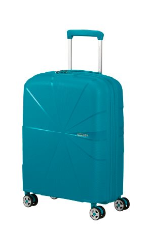 American Tourister Starvibe Spinner 55/20 Exp. Handbagage koffer Verdigris Handbagage Koffer - Reisartikelen-nl