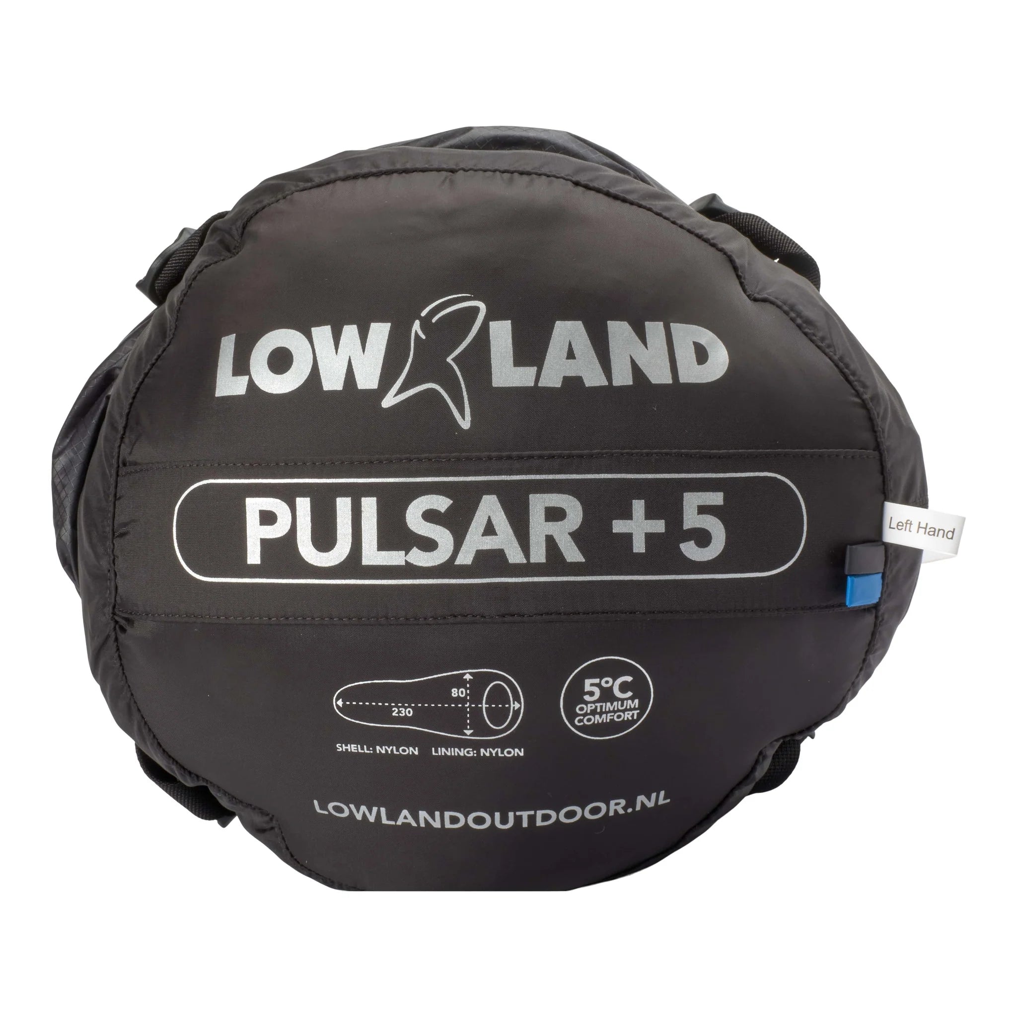 Lowland Outdoor Pulsar +5 - Slaapzak - Mummy - Synthetisch (+5°C) Slaapzak - Reisartikelen-nl