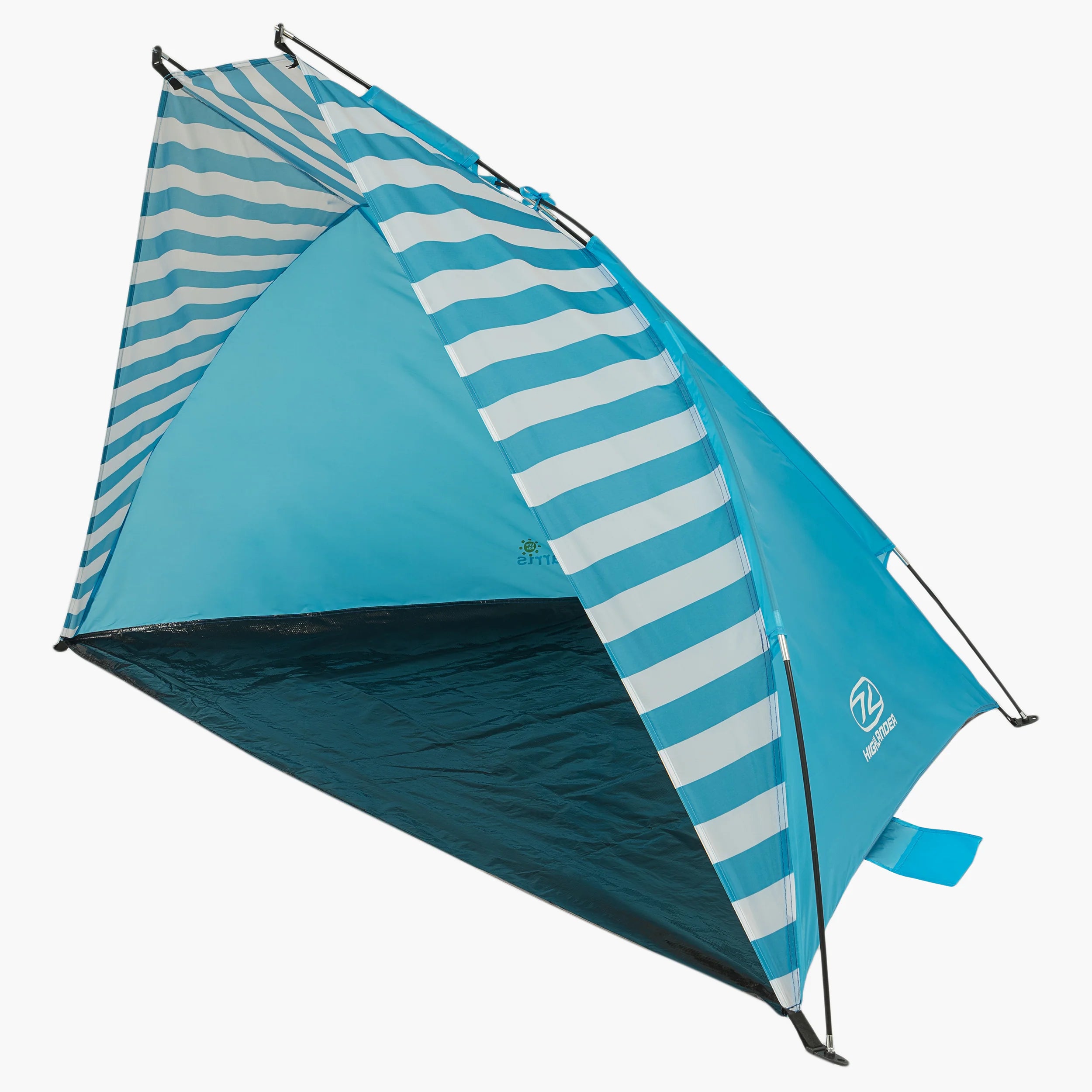 Highlander Harris Sports Shelter - UPF 50 - Stripes Strandtent - Reisartikelen-nl