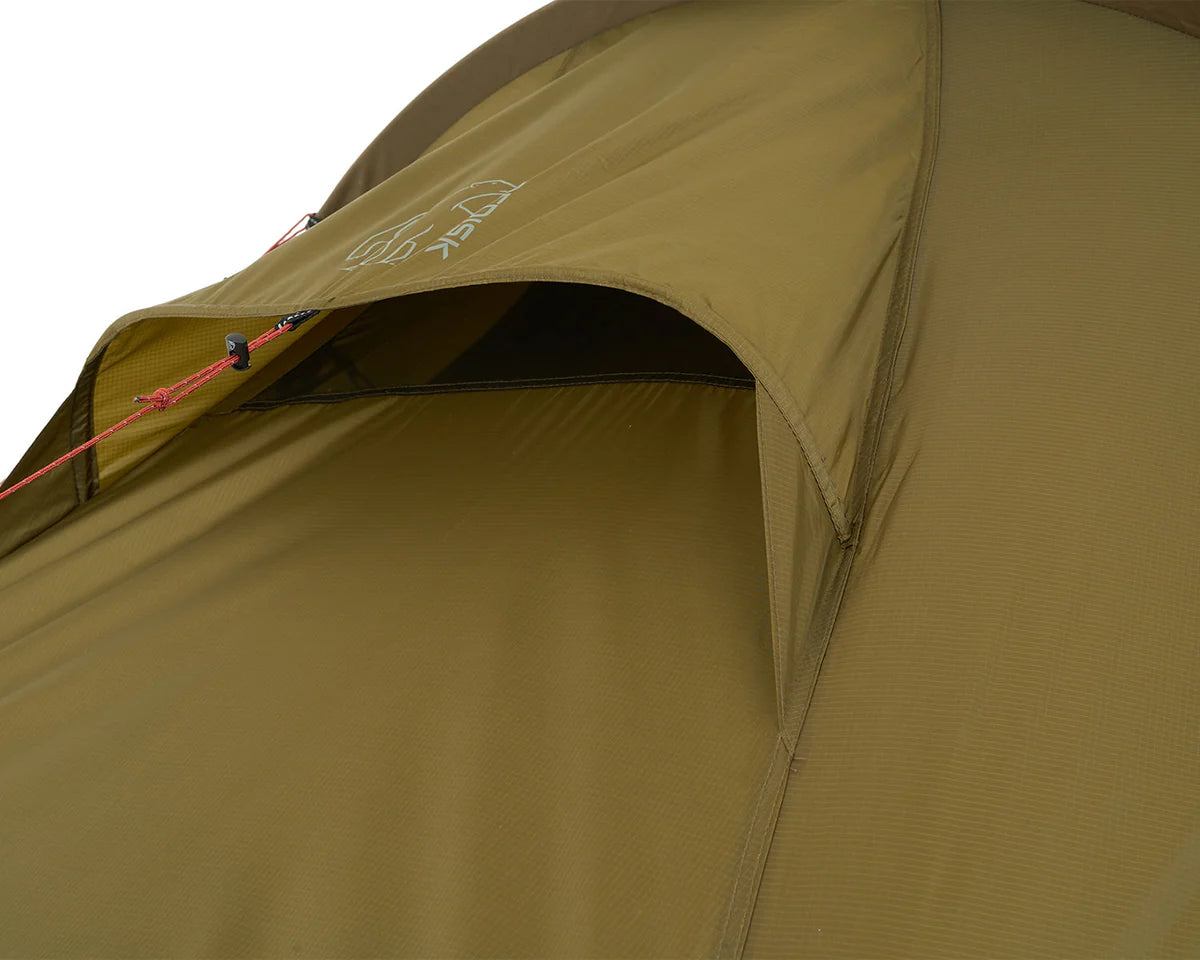 Nordisk Halland 2 PU (2.0) Tent - Dark Olive Tent - Reisartikelen-nl