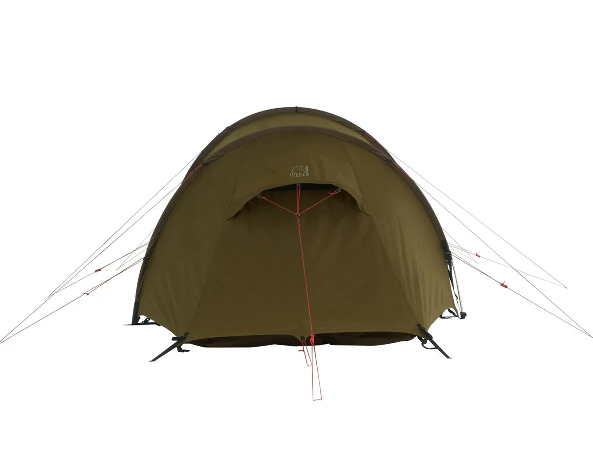 Nordisk Oppland 2 PU Tent Dark Olive Tent - Reisartikelen-nl