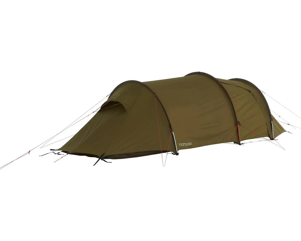 Nordisk Oppland 2 PU Tent Dark Olive Tent - Reisartikelen-nl