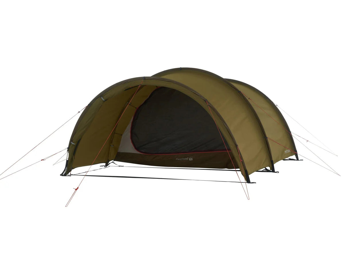 Nordisk Oppland 3 (3.0) PU Tent - Dark Olive Tent - Reisartikelen-nl