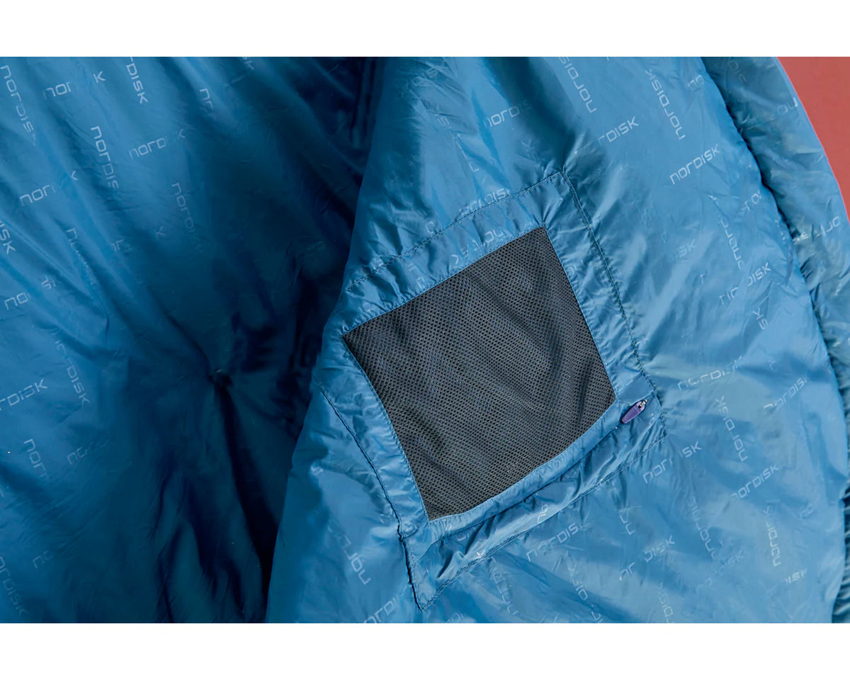 Nordisk Puk +4° Egg Sleeping Bag - L - Sundried Tomato Slaapzak - Reisartikelen-nl