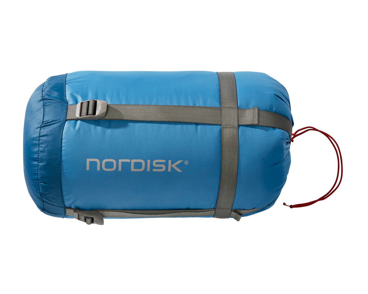 Nordisk Puk Junior Sleeping Bag - Majolica Blue Slaapzak - Reisartikelen-nl