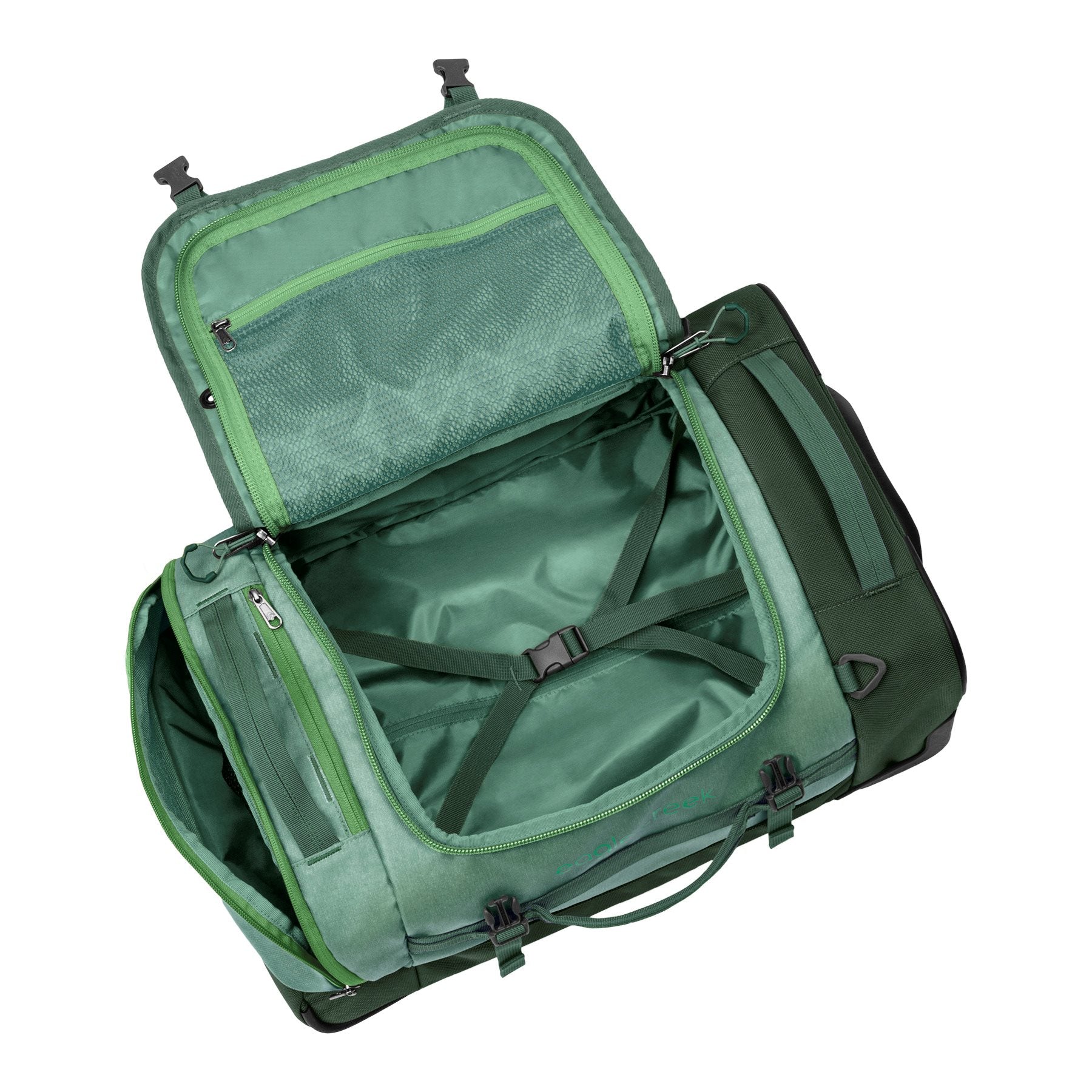 Eagle Creek Cargo Hauler XT Wheeled Duffel International Carry On - Duck Green Handbagage Koffer - Reisartikelen-nl