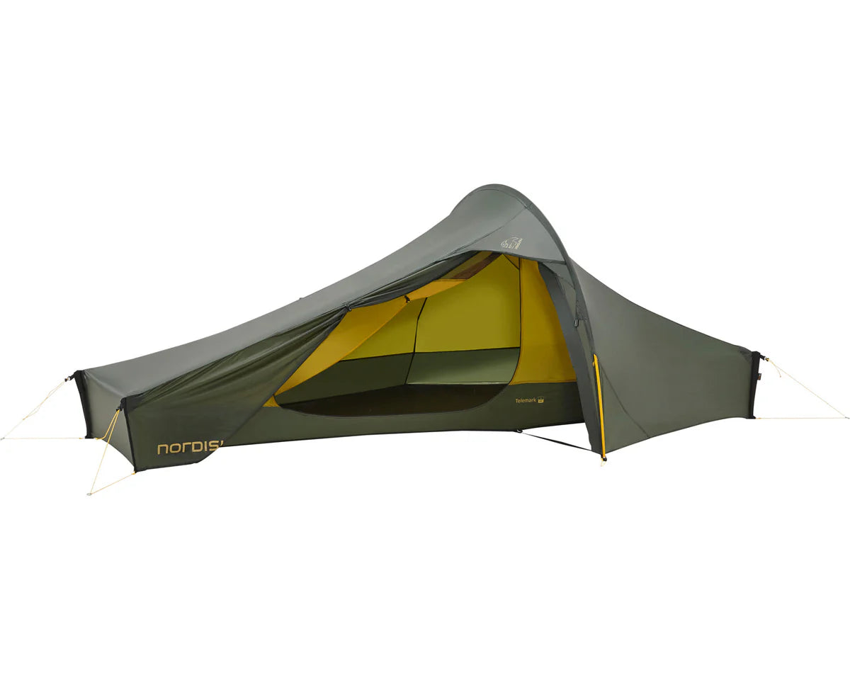 Nordisk Telemark 1 LW Tent - Forest Green Tent - Reisartikelen-nl