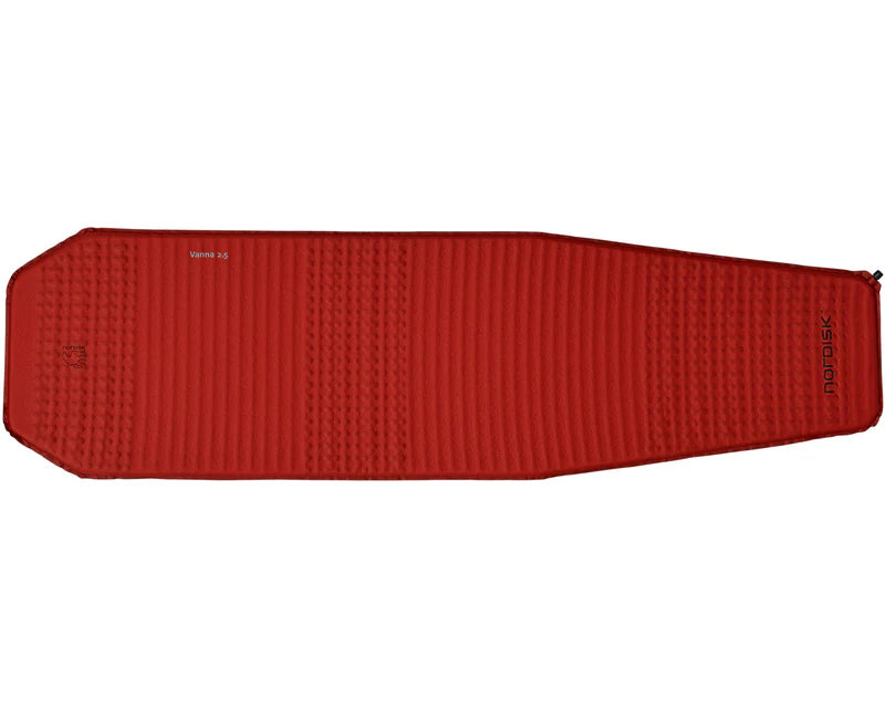 Nordisk Vanna Self-Infl. Mat -  2.5 - Burnt Red Slaapmat - Reisartikelen-nl