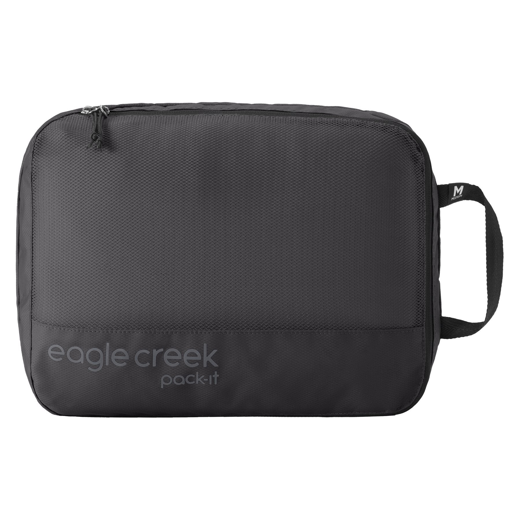 Eagle Creek Pack-It Reveal Clean/Dirty Cube M - Black Bagage Organizer - Reisartikelen-nl
