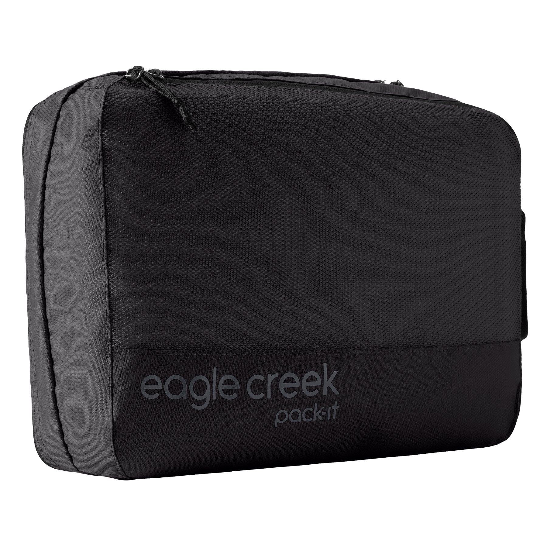 Eagle Creek Pack-It Reveal Clean/Dirty Cube M - Black Bagage Organizer - Reisartikelen-nl