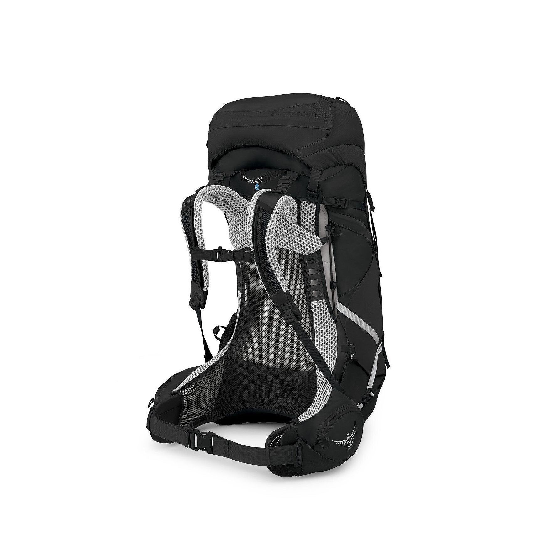 Osprey Atmos AG LT - 50L - Black - S/M Backpack - Reisartikelen-nl