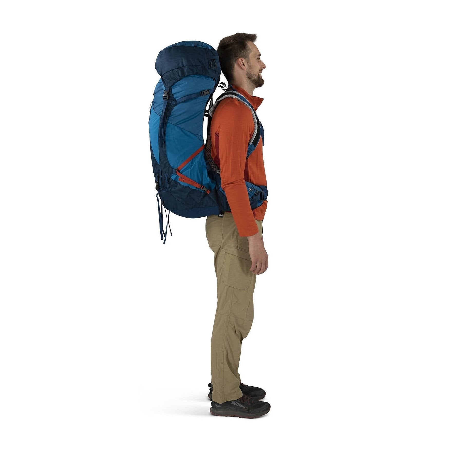 Osprey Atmos AG LT - 65L - Night Shift/Scoria Blue - S/M Backpack - Reisartikelen-nl