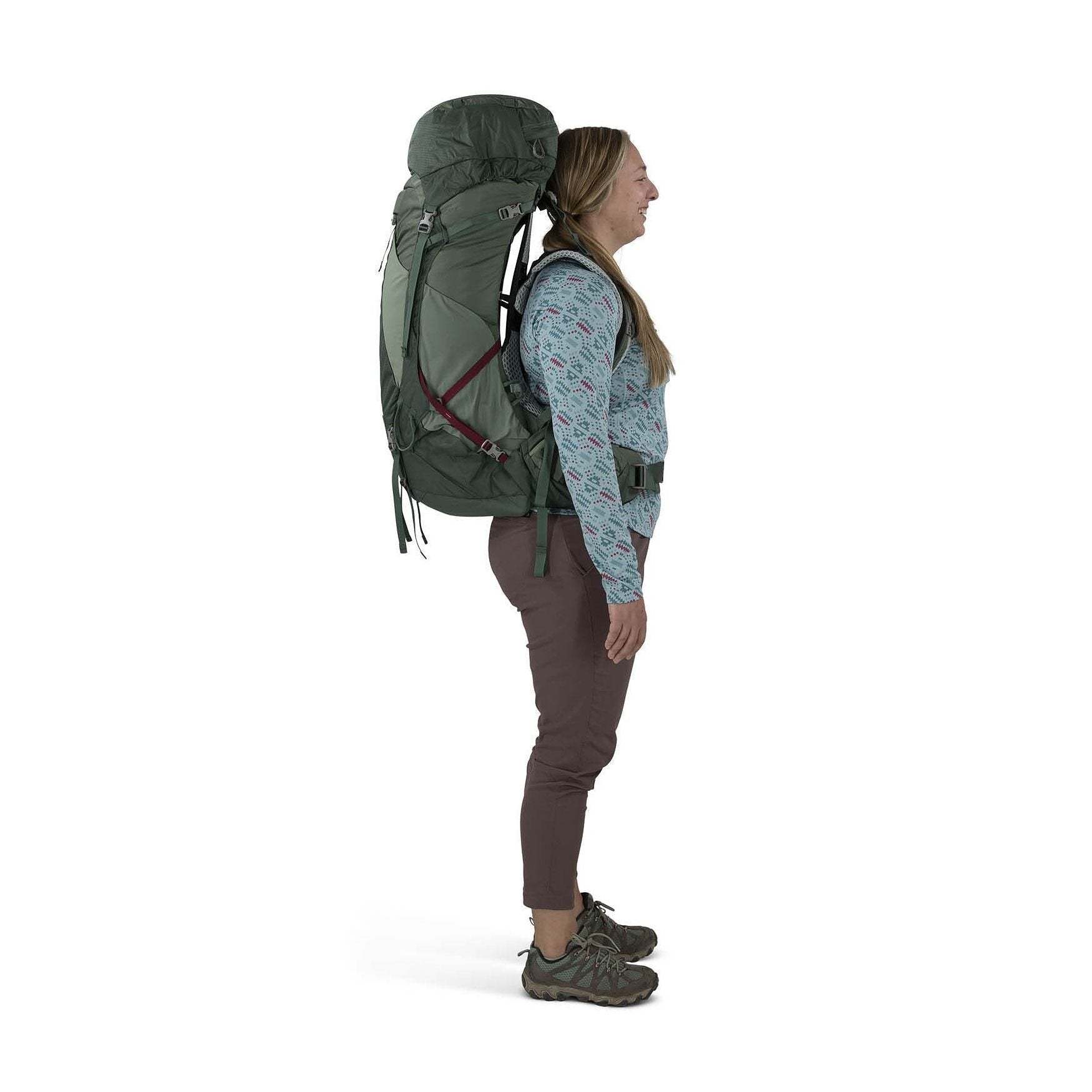 Osprey Aura AG LT - 50L - Koseret/Darjeeling Spring Green - WM/L Backpack - Reisartikelen-nl